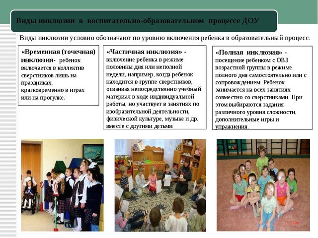 Презентация к статье "Инклюзивное образование в ДОУ"