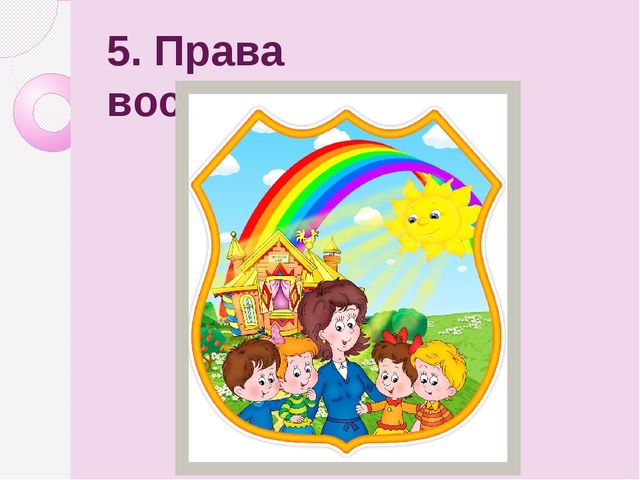Презентация на тему: "Правила внутреннего распорядка" (для родителей)