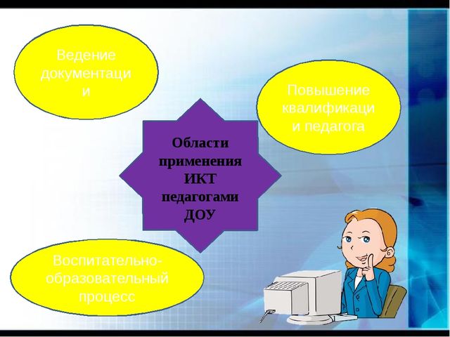 Презентация "Использование ИКТ-технологий в образовательном процессе в условиях введения ФГОС дошкольного образования"