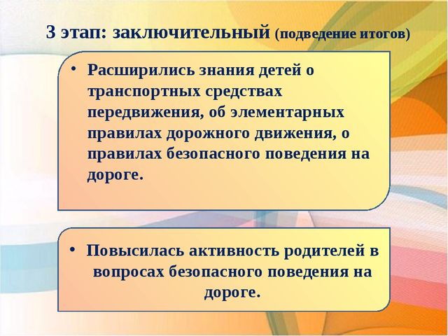 Прект по ПДД «Правила дорожные знать мы все должны»
