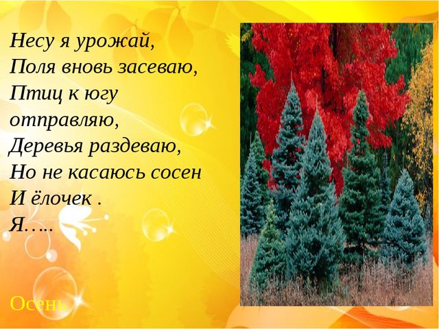 Презентация-викторина на тему: "Времена года. Когда это бывает?"