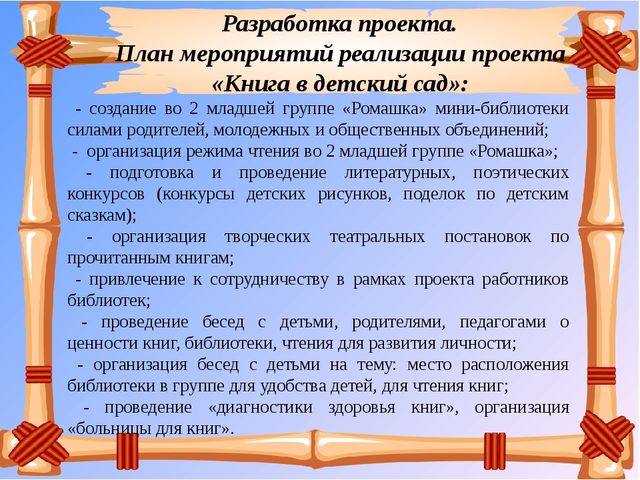 Презентация-проект "Книга в детский сад"