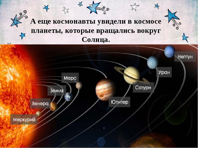 Презентация "Космос" средняя группа