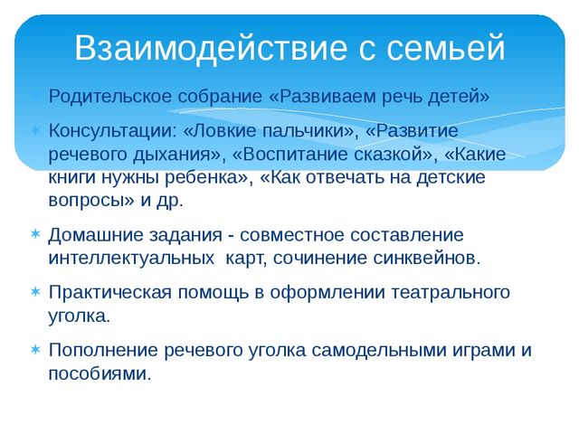 Проект "Использование интерактивных методов и приемов в речевом развитии дошкольников"