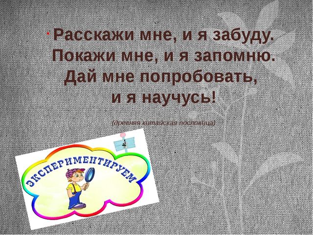 Презентация о моделировании центра эксперементирования в детском саду