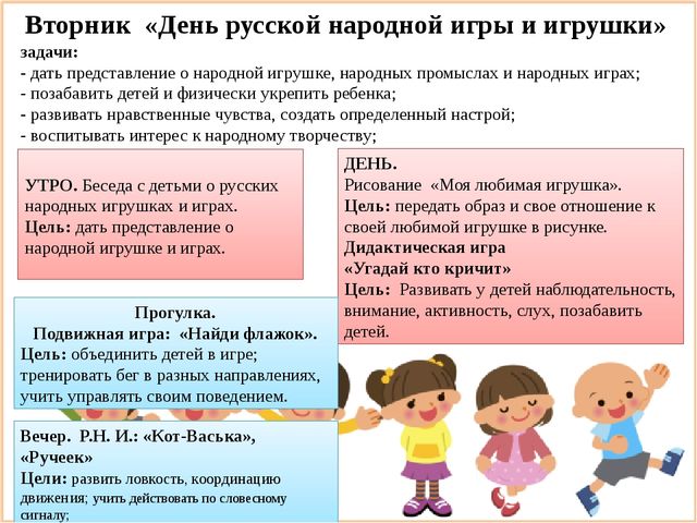 Консект неделя игры и игрушки