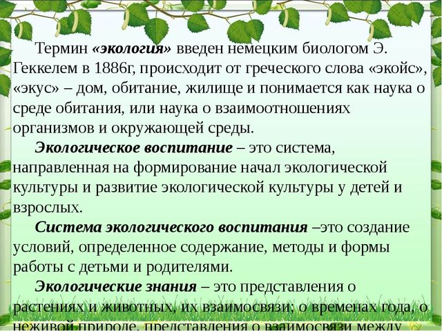 Презентация "Экологический уголок в ДОУ"