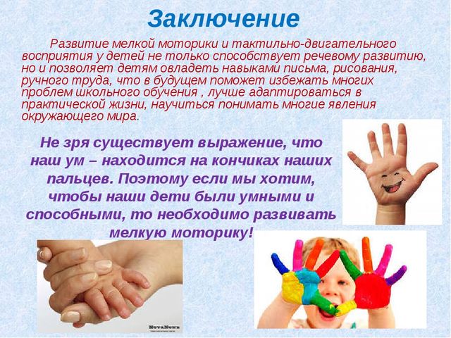 Презентация "Развиваем мелкую моторику"