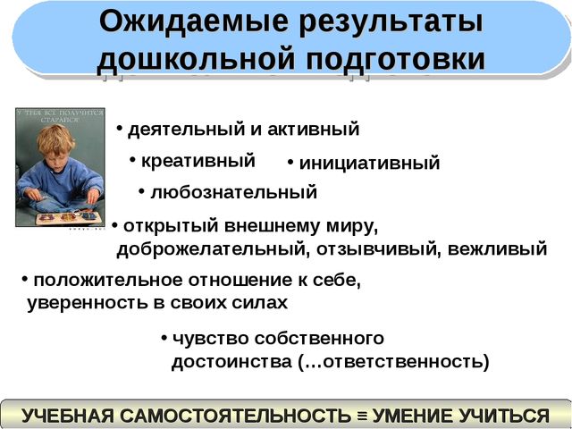 Презентация на родительском собрании. УУД. Готовимся в школу.