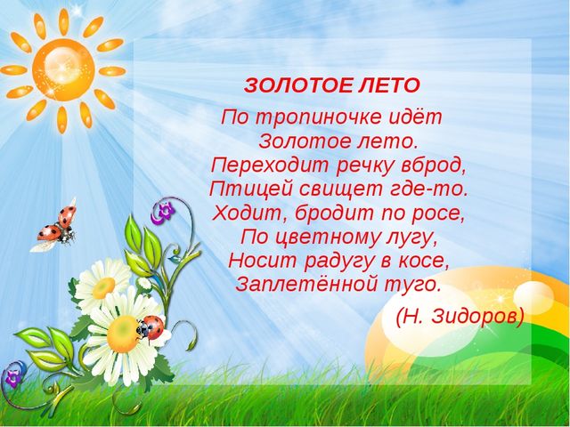 Презентация на тему "Вот оно какое наше лето..."