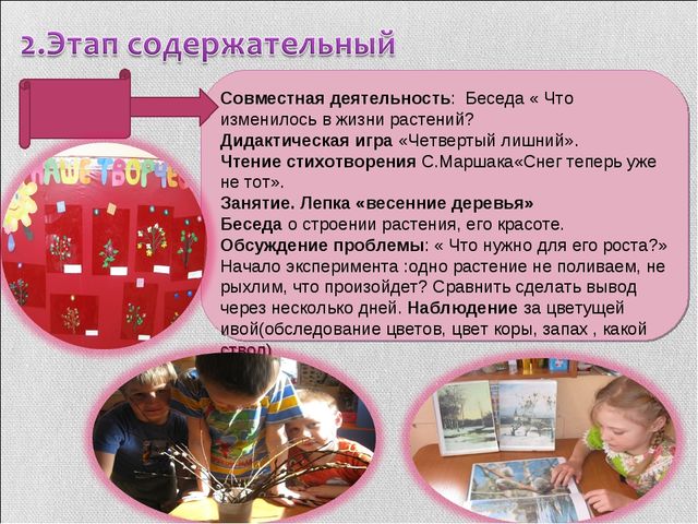 Проект для подготовительной группы «Весна пришла»