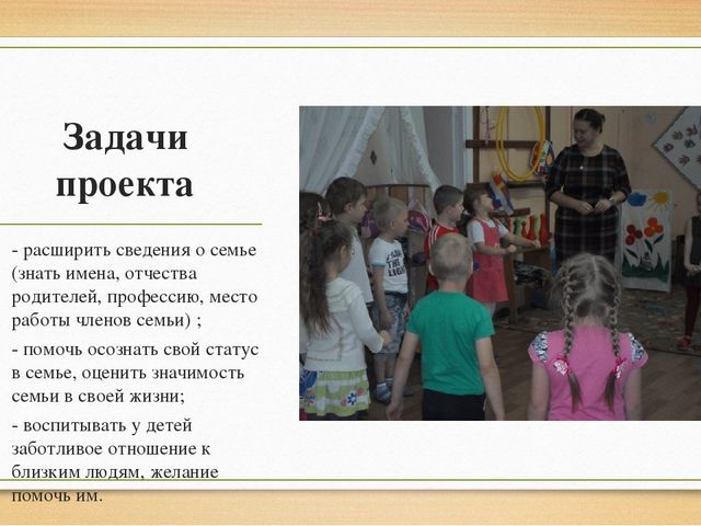 Презентация по проекту "Моя семья"