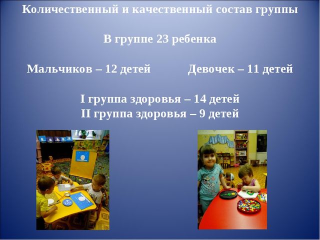 Презентация образовательной программы для детей второй младшей группы детского сада