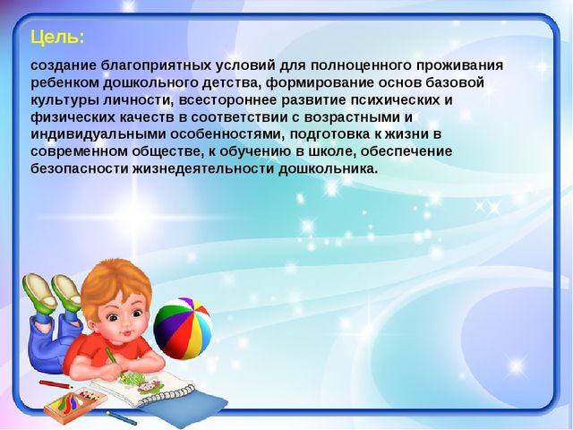 Презентация рабочей программы воспитателя подготовительной к школе группы