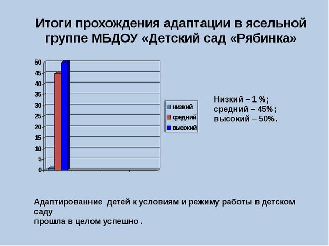 Отчет в ясельной группе