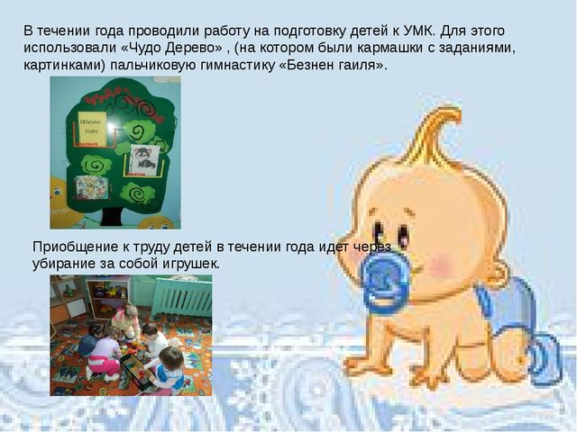 Отчет в ясельной группе