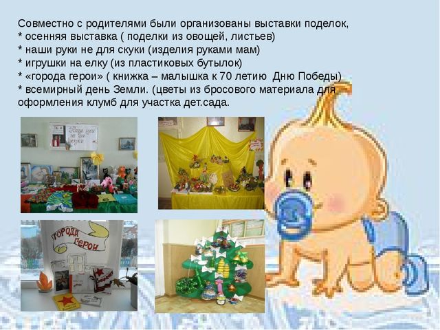 Отчет в ясельной группе