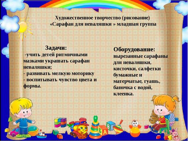 ПРЕЗЕНТАЦИЯ ПРОЕКТА ПО ИЗОБРАЗИТЕЛЬНОЙ ДЕЯТЕЛЬНОСТИ В ДОУ ПО ТЕМЕ "КУКЛЫ-НЕВАЛЯШКИ - ЯРКИЕ РУБАШКИ"