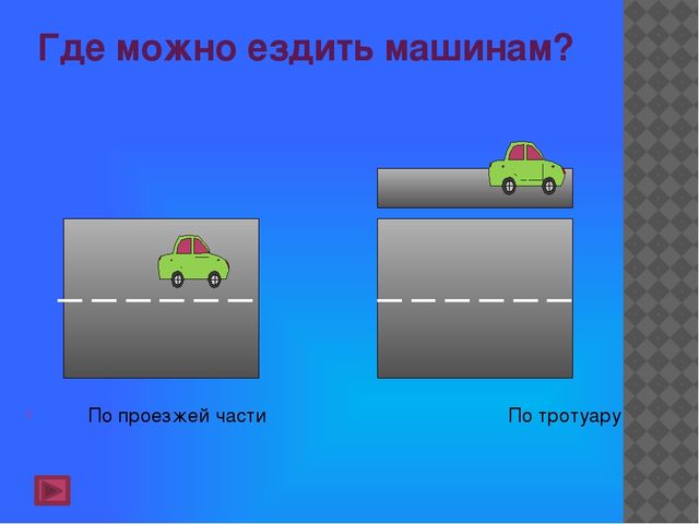 ПРЕЗЕНТАЦИЯ "ПРАВИЛА ДОРОЖНОГО ДВИЖЕНИЯ"