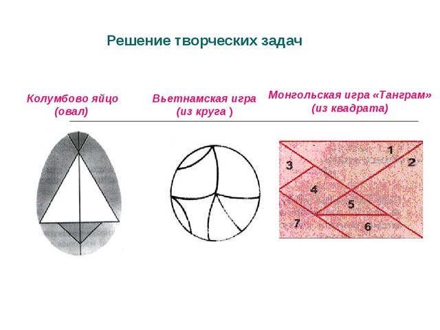 Презентация : «Развитие творческих способностей дошкольников на основе изучения геометрического материала». 