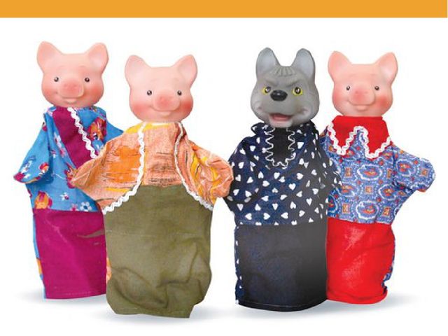 Презентация для начальной школы «Театр кукол». Вариант 2