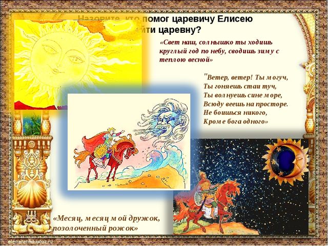 Викторина по сказкам А.С. Пушкина для детей старшего дошкольного возраста