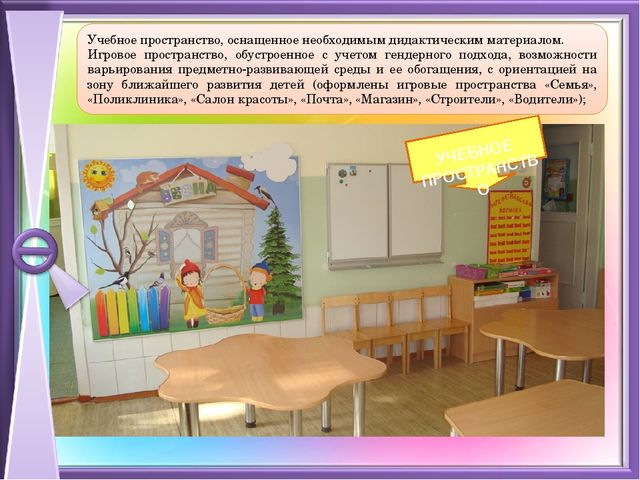 Презентация предметно - развивающая среда в группе детского сада.