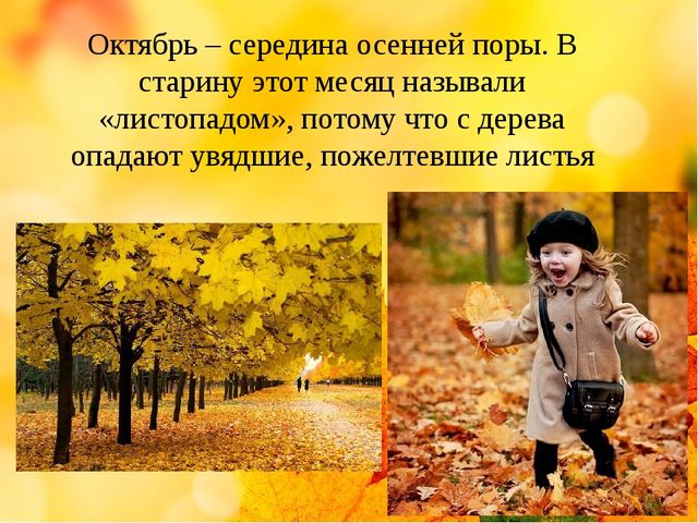 Презентация на тему "Здравствуй осень золотая" (средняя группа)