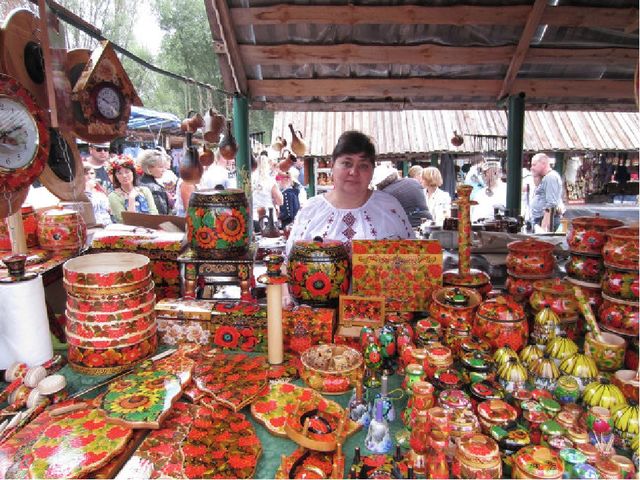 Презентация к занятию по конструированию "Ярмарка"