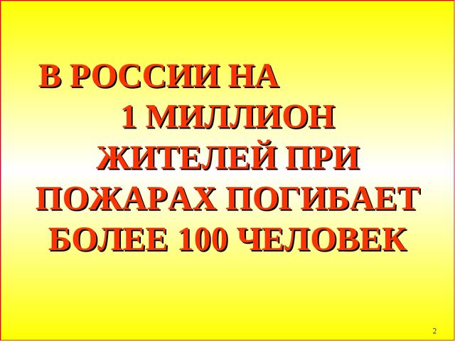 Презентация по пожарной безопасности