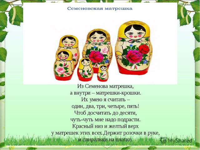 Презентация на тему "Русская матрешка"