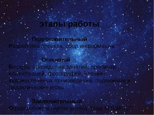 Коллективный проект "Что мы знаем о Вселенной"