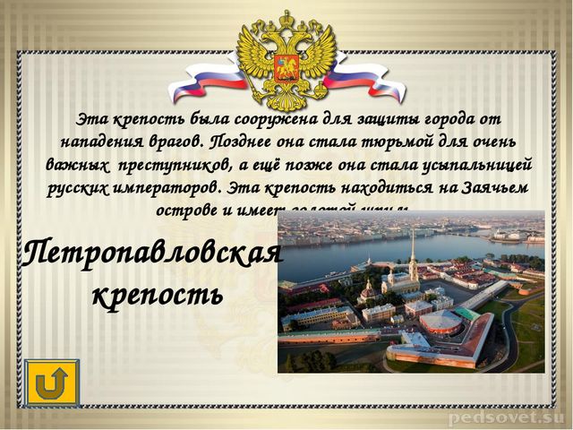 Интерактивная игра "Своя игра "Санкт-Петербург"