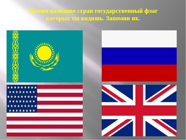 Презентация из серии д/игр "Что изменилось?": "Государственного флага какой страны не стало?"