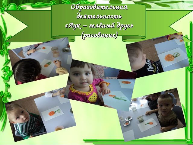 Презентация проекта "Чудо-Лук" в младшей группе.