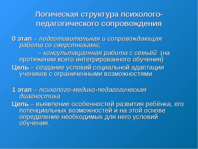 «Организация психолого-педагогического обучения детей с ограниченными возможностями здоровья в процессе интегрированного обучения»