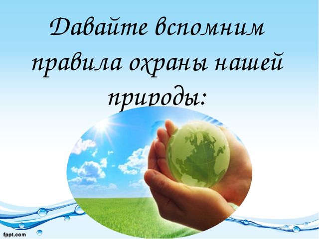 Как человек охраняет природу для старшей группы презентация