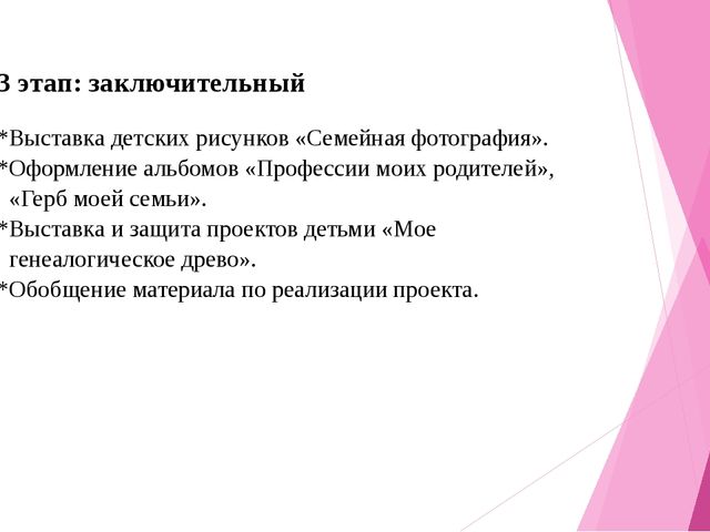 Исследовательско-творческий проект «Мое генеалогическое древо»