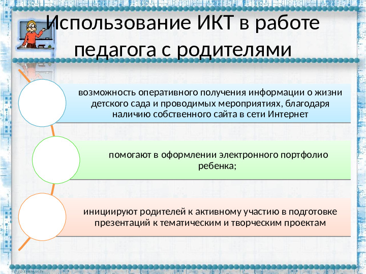 Презентация "РОЛЬ ПЕДАГОГА В ПРОЦЕССЕ ИСПОЛЬЗОВАНИЯ ИКТ В ДОУ"