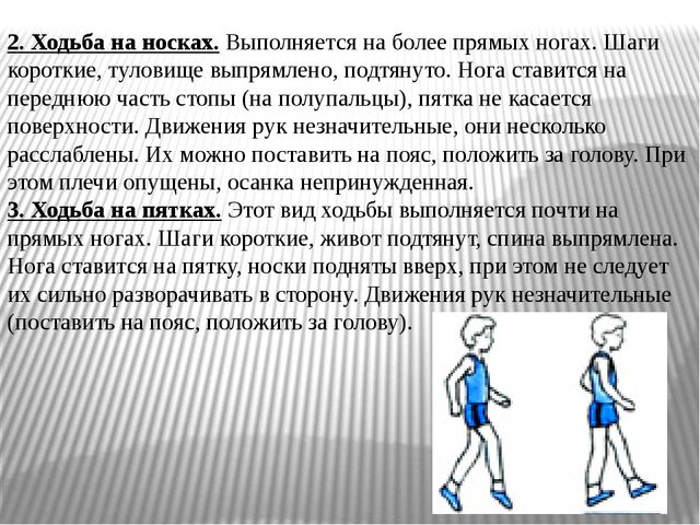 Презентация на тему: "Ходьба"