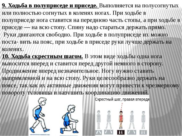 Презентация на тему: "Ходьба"