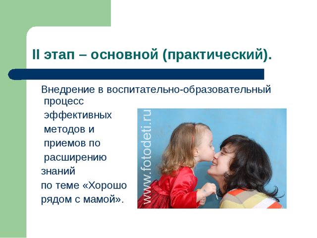 Проект по теме "Хорошо рядом с мамой"