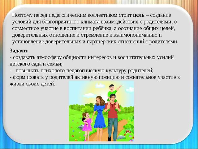 Презентация "Актуальные вопросы взаимодействия семьи и ДОО в условиях реализации ФГОС ДО"