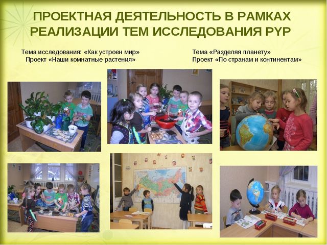 «Методическое сопровождение внедрения проектной деятельности в образовательный процесс Дошкольного отделения» (презентация)
