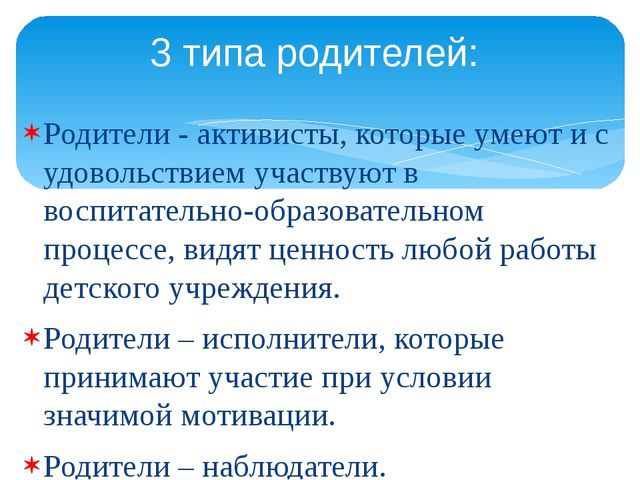 Работа с родителями "Участие в конкурсах"