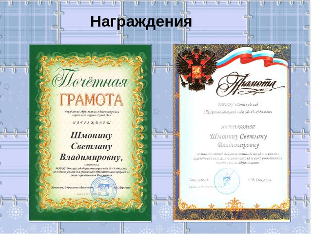 Презентация на тему "Портфолио воспитателя"