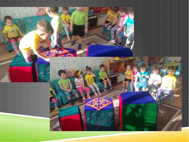 Мягкие модули – в жизни детей младшей группы.