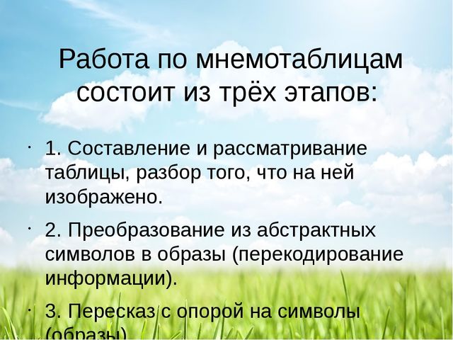 Презентация "Развитие связной речи средствами мнемотехники"