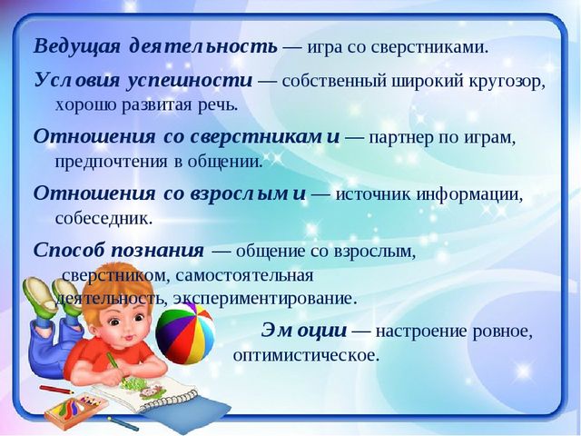 Презентация "Возрастные особенности детей 5-6 лет"