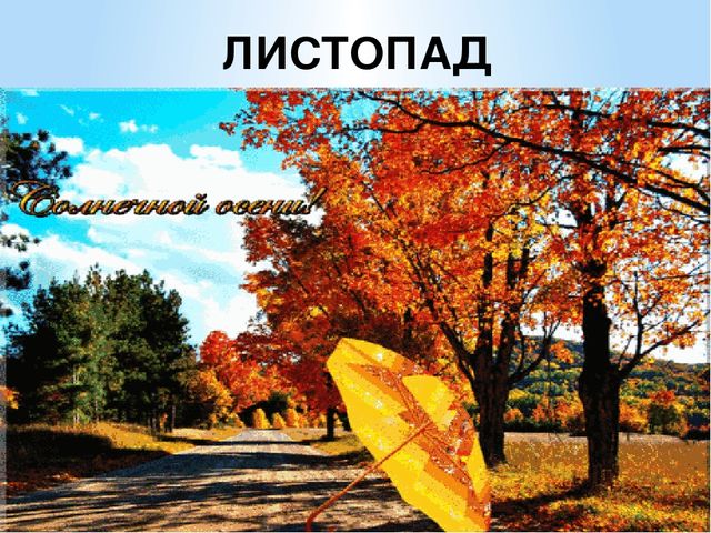 Презентация на тему: "Осень"